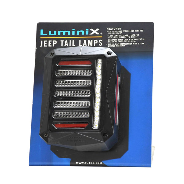 Putco Luminex Jeep Tail Lamp Display (MPN: 12018POP)