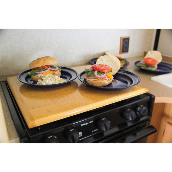 Stove Top Cover with Oak Accents (MPN: 43521)