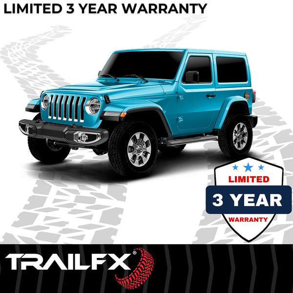 TrailFX Nerf Bar 4 Inch Oval Tube Side Steps (MPN: A1511B)