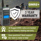 Rugged Radios GMRS Handheld Radio (MPN: GMR2-PLUS)