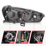 AnzoUSA Headlight Assembly With Halo (MPN: 121428)