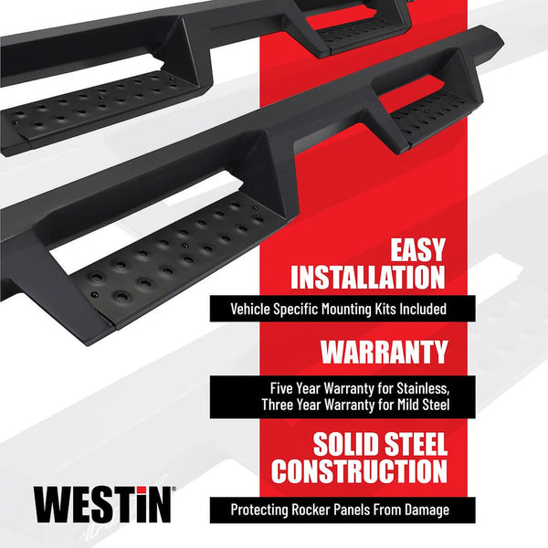 Westin HDX Stainless Drop Nerf Step Bars (MPN: 56-132952)
