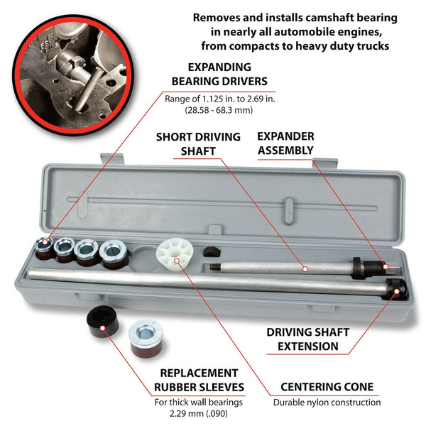 Performance Tool Camshaft Bearing Installation Tool (MPN: W89220)