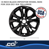Coast To Coast Impostor Wheel Skin 18 Inch (MPN: IMP467BLK)