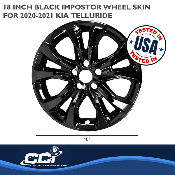 Coast To Coast Impostor Wheel Skin 18 Inch (MPN: IMP467BLK)