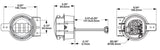 J.W. Speaker 6145 J2 Series LED Fog Light (MPN: 0558081)
