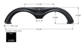 Icon Fender Skirt for Tandem Axle RVs (MPN: 15395)