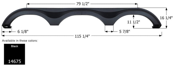 Icon Fender Skirt for Triple Axle RVs (MPN: 14675)