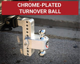 Weigh Safe Adjustable Trailer Hitch Ball Mount (MPN: CTB8-2.5-KA)