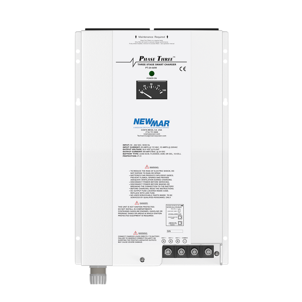 NewMar Smart Series Battery Charger (MPN: PT-24-60W)