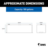 UWS Liquid Transfer Tank (MPN: ST-100-RT-W)