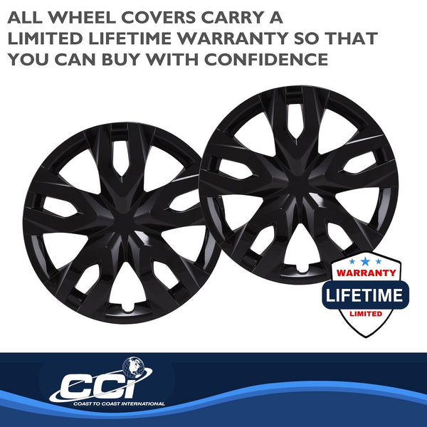 Coast To Coast 17 Inch Wheel Cover Set (MPN: IWC55617BLK)