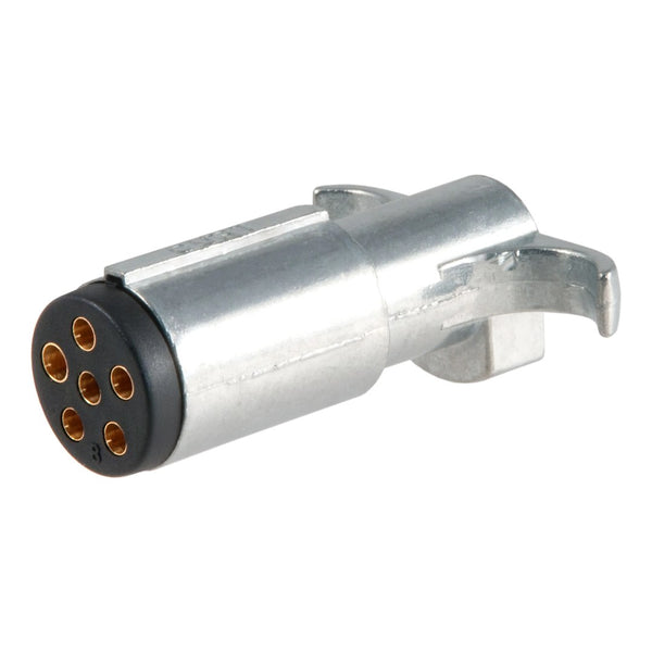 CURT 6-Way Round Trailer Wiring Connector (MPN: 58080)