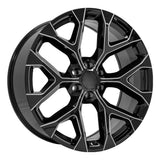 OE Wheels CV98B 24 Inch Wheel (MPN: CV98B-24100-6550-24BM)