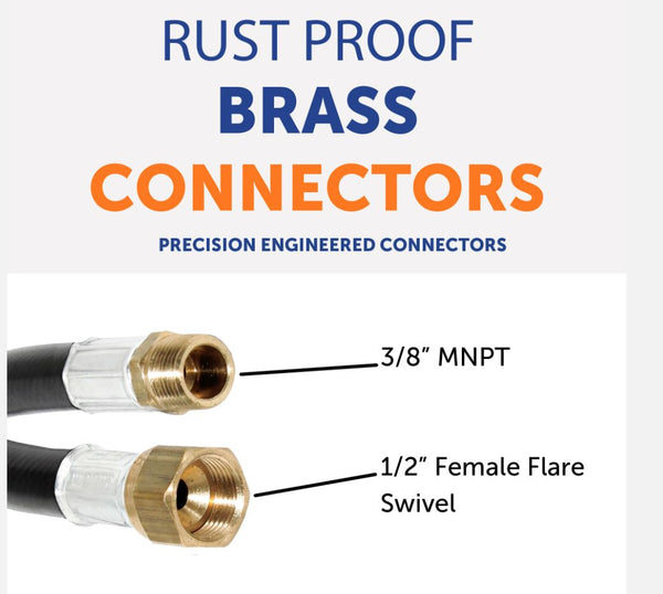Flame King Propane Hose Assembly (MPN: MB100383-48)
