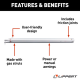 Lippert Components Solera Awning Arm (MPN: 390189)