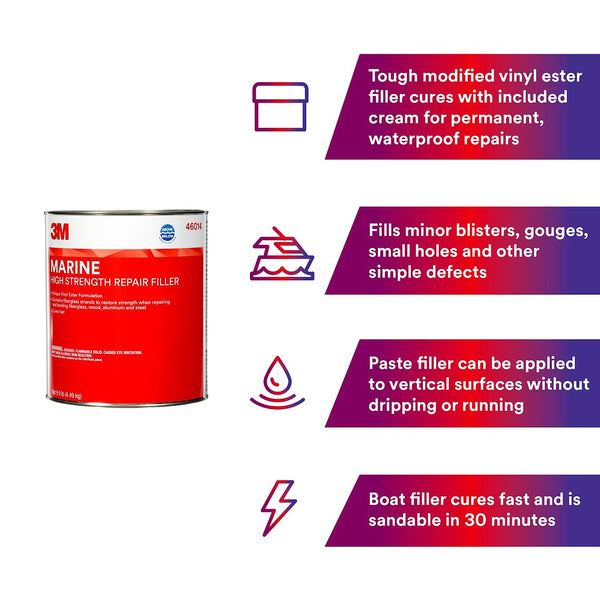 3M Marine High Strength Repair Filler (MPN: 46014)