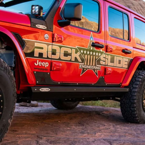 Rock Slide Engineering Rocker Panel Guard (MPN: AX-SS-RG-JL4)