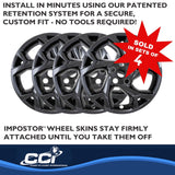Coast To Coast Impostor Wheel Skin 17 Inch (MPN: IMP509BLK)