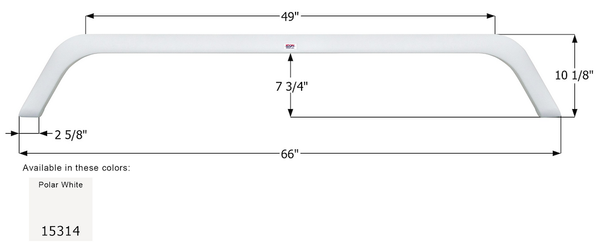 Icon Fender Skirt for Tandem Axle RVs (MPN: 15314)