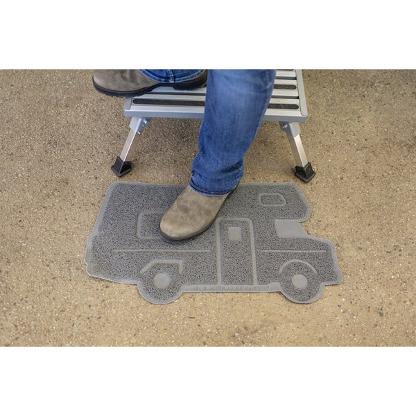 Aluminum Step Stool with Foldable Legs (MPN: 43677)