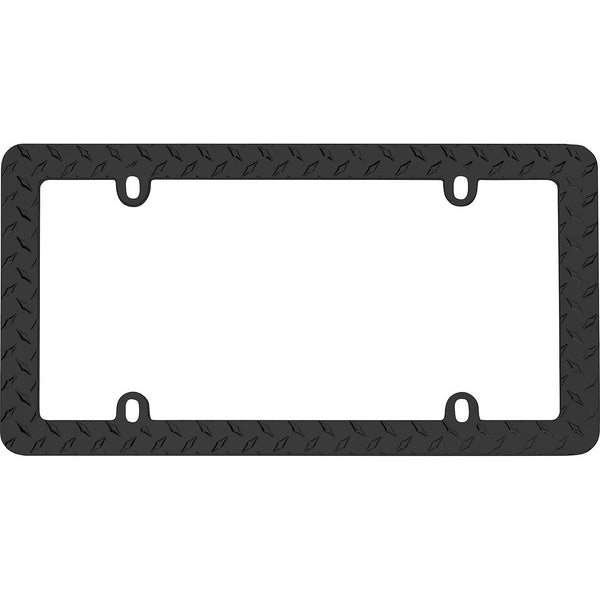 License Plate Frame - Diamond Plate Design (MPN: 30850)