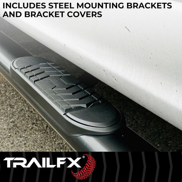 TrailFX 5 Inch Oval Bent Side Bars (MPN: A7103T)