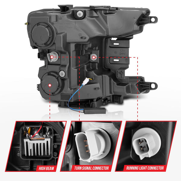 AnzoUSA LED Projector Beam Headlight Assembly (MPN: 111521)