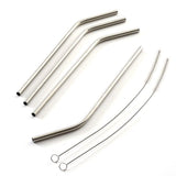 Norpro Stainless Steel Curved Beverage Straws (MPN: 436)