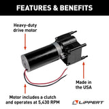 Lippert Components Power Landing Gear Motor (MPN: 241795)