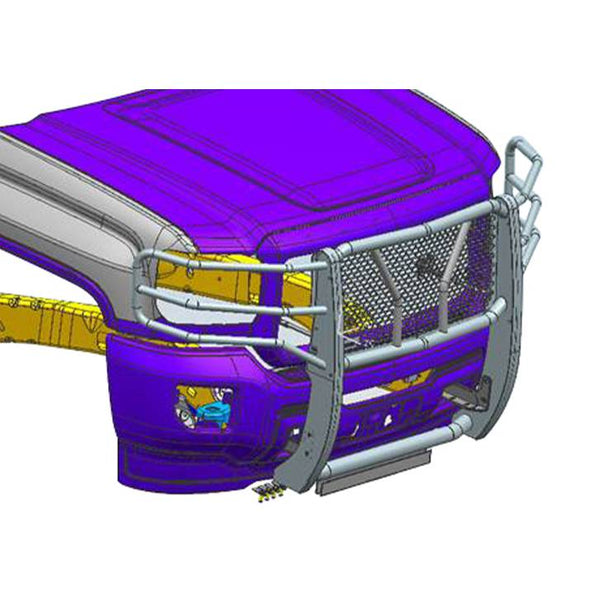 Black Horse Off Road Grille Guard (MPN: RU-GMSI15-B)