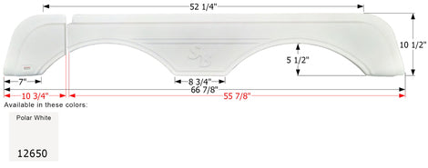 Icon Fender Skirt For Tandem Axle (MPN: 12650)
