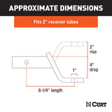 CURT Trailer Hitch Ball Mount Class III (MPN: 45850)
