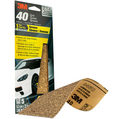 3M Sandpaper 40 Grit (MPN: 03038)