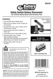 WirthCo Battery Doctor Battery Disconnect Switch (MPN: 20148)