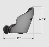 Taco Anclote Bucket Seat (MPN: BA1-25GRY-BLK)