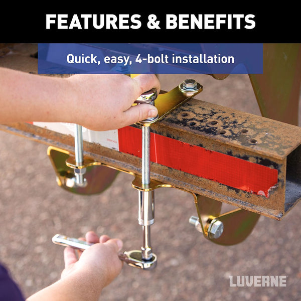 Luverne HighRise Folding Rear Truck Step (MPN: 409924L)