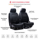 Seat Cover Solutions Luxury Bucket Seat Covers (MPN: FFFBL)
