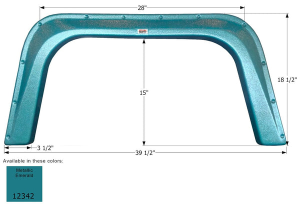Icon Fender Skirt for Triple Axle RVs (MPN: 12342)