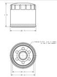 Sierra Marine Oil Filter Canister Style (MPN: 18-7897)