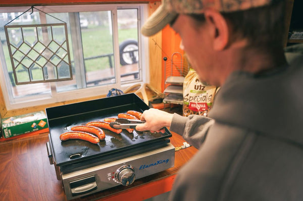 Flame King Cast Iron Griddle (MPN: YSNFM-HT-100NB)