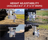 Weigh Safe Adjustable Ball Mount (MPN: LTB8-2.5-KA)