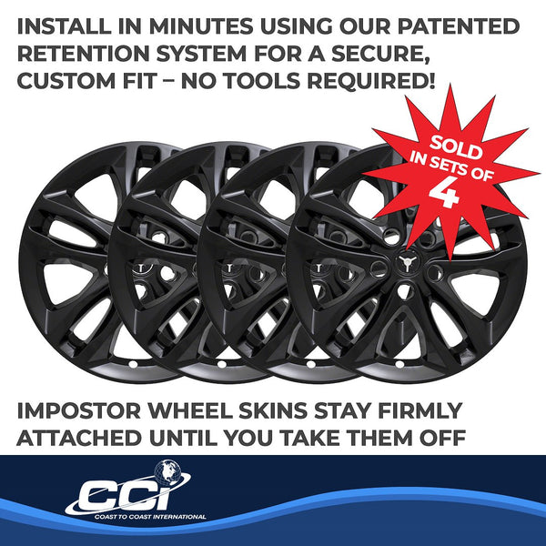 Coast To Coast Impostor Wheel Skin 17 Inch (MPN: IWCIMP406BLK)