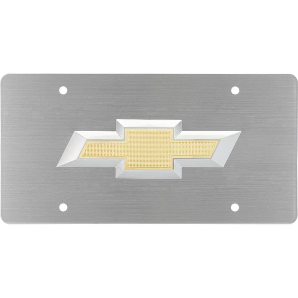 Cruiser License Plate with Chevy Bowtie Emblems (MPN: 70205)