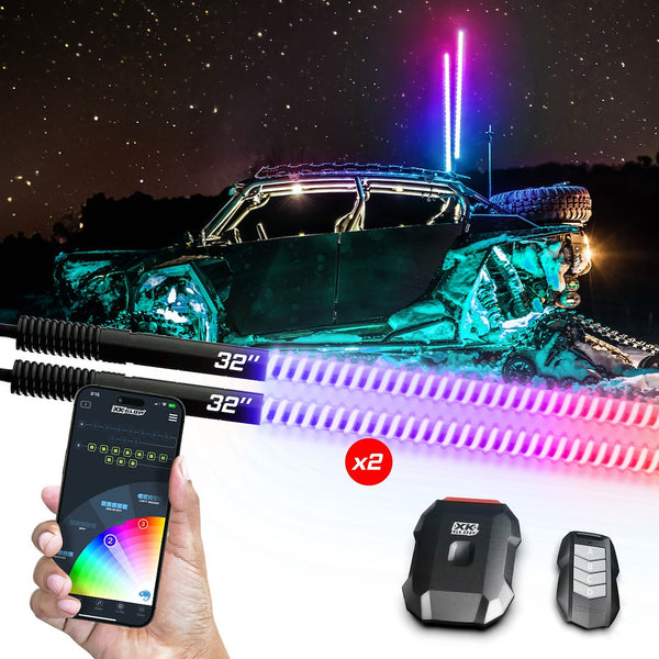 XKmax LED Whip Light Kit (MPN: MX-WHIPC-ADV)