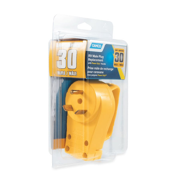 Camco 30 Amp Power Grip Replacement Plug (MPN: 55245)