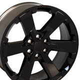 OE Wheels CV41B 22 Inch Aluminum Wheel (MPN: CV41B-22090-6550-24B)