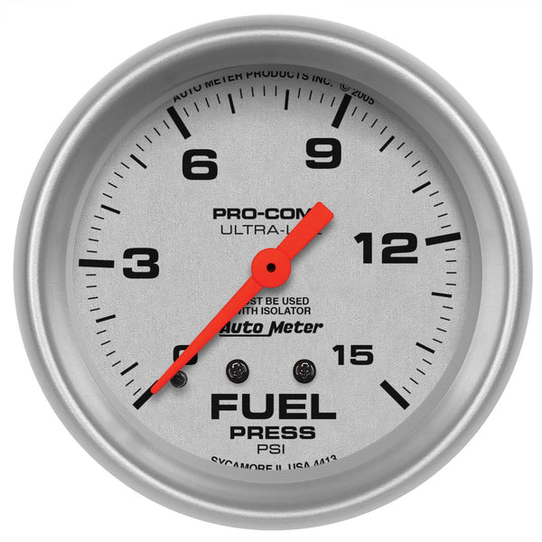 AutoMeter Fuel Pressure Gauge (MPN: 4413)