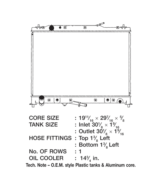 CSF Radiator (MPN: 3344)