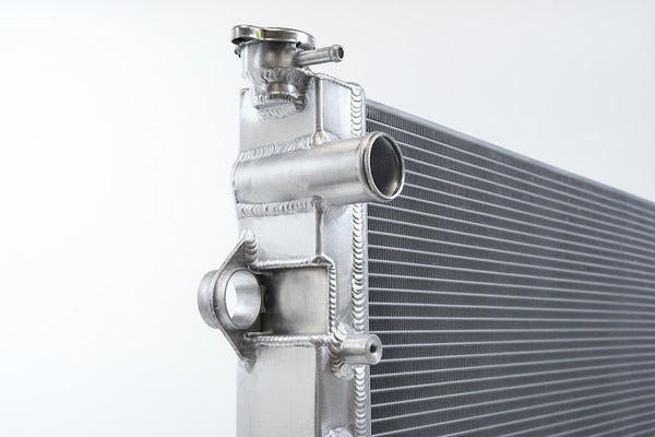 CSF Radiator Two Row Smooth Satin Aluminum Core (MPN: 7214)